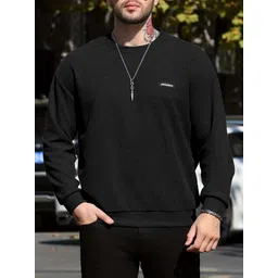 sti Men Full Sleeve Solid Sweatshirt image 5