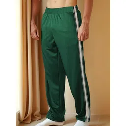 sti Men Solid Green Track Pants-picture-18
