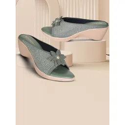 STICY Women Ethnic Wedge Sandals-image-20