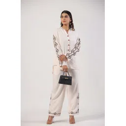 STIL O STITCH Embroidered Shirt & Trousers Co-Ord Set-picture-24