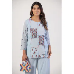 STIL O STITCH Floral Embroidered Tunic With Trousers Co-Ords-picture-21