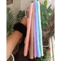 Sting Bee Handkerchiefs for Women Girls Ultra Soft Flannel Fleece 25 x 23 CM Pack of 5 ["Multicolor"] Handkerchief-picture-17