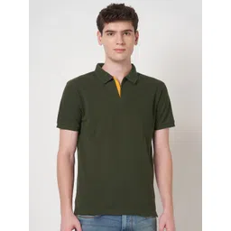 Stitch Hub Men Striped Polo Collar T-shirt-picture-30