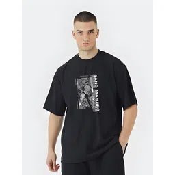 Stitchmeashirt Men Activchill Graphic Printed Round Neck Pure Cotton Relaxed Fit T-shirt-picture-21