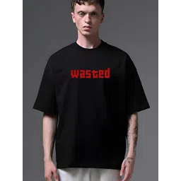 Stitchmeashirt Men Activchill Typography Printed Pure Cotton Relaxed Fit T-shirt-picture-24