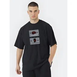 Stitchmeashirt Men Printed Drop-Shoulder Sleeves Activchill T-shirt-picture-40