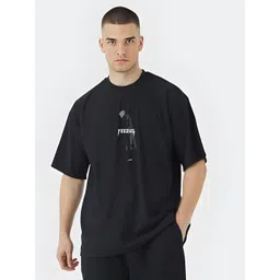 Stitchmeashirt Men Printed Drop-Shoulder Sleeves Activchill T-shirt-picture-36