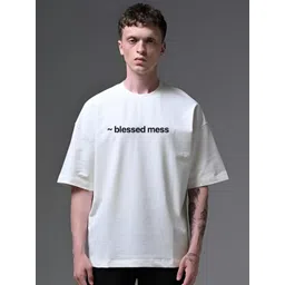 Stitchmeashirt Men Printed Drop-Shoulder Sleeves Oversized T-shirt-picture-39