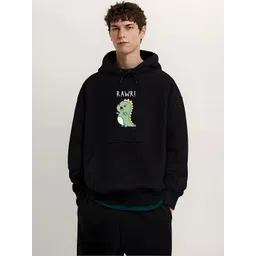 Stitchmeashirt Men Printed Hooded Sweatshirt-picture-21