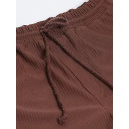 StitchX Men Striped Relaxed Fit Mid-Rise Trousers image 5