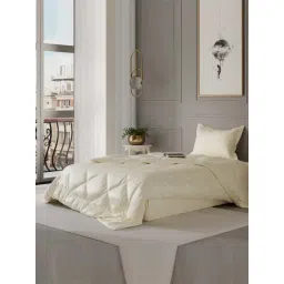 Stoa Paris Ivory Polyester 150 TC Date Night Single Comforter-picture-15