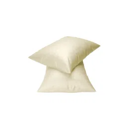 Stoa Paris Ivory Polyester 300 TC Silk Like Pillow Cover - Set of 2-picture-13