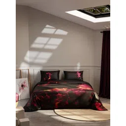 Stoa Paris Louvre Red AC Room 150 GSM Double Bed Comforter-picture-25