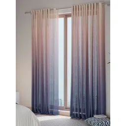 Stoa Paris Skies of Paris Printed Sunset Kiss Sheer Slub Door Curtain-picture-22