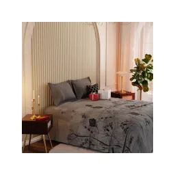 Stoa Paris Whispers of Paris Percale Misty Ivy Super King Bed Sheet Set with 2 Pillow Cover-picture-9