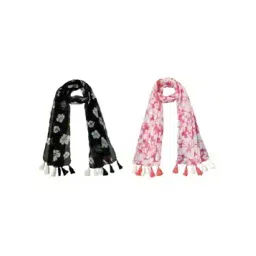 stole villa Women Floral Cotton Scarf -picture-36