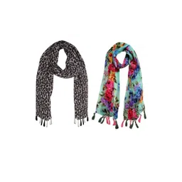 StoleVilla Floral Chiffon Stoles-picture-46