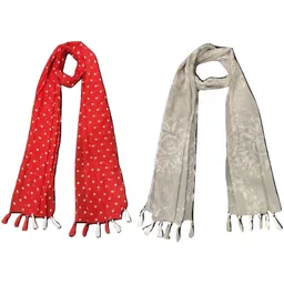 stolevilla Floral Print Chiffon Women Multicolor Scarf, Stole, Fancy Scarf-picture-29