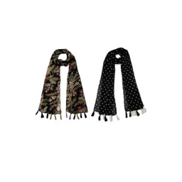 StoleVilla Women Pack Of 6 Floral Chiffon Stoles-picture-21