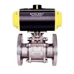STOLZEL 3.94 inch, 100 mm, WCB Single Acting 3 Piece Design Ball Valve Flanged End ASA150-picture-10