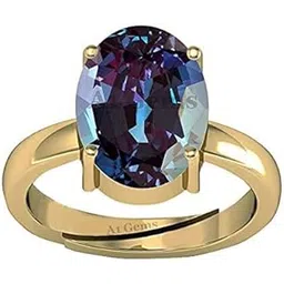 STONEFLEX 8.25 Ratti Color Changing Alexandrite Ring AAA Quality Excellent Shinning Stone Ring Men and Women,s-picture-54