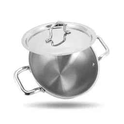 Storehaus Triply Stainless Steel 26 cm Deep Kadai with Lid, 3.5 L, Broad Handles, Induction & Gas Safe-picture-15