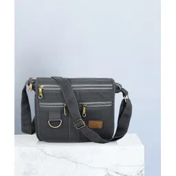 storite Grey Men Sling Bag Cross body Mens Sling Messenger Bag for Travel Office Business image 1