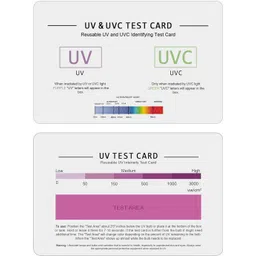 storite 3 in 1 UV Intensity Test Card ,UVA & UVC Light Identifying Card ,UVB Tester Light Meter-picture-35
