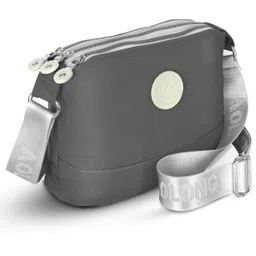 storite Grey Men & Women Sling Bag Women's Small Nylon Lightweight Crossbody Shoulder Bag-picture-17
