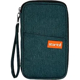 storite Nylon Passport Cover for Men Credit Card case Family Travel Accessories Passport Holder for Women Passport Organizer Travel Document Organizer (Deep Teal-23 X 3 X 13Cm)-picture-50