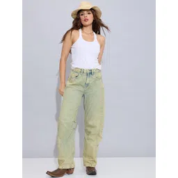 STORMY JEANS Women Barrel Fit High-Rise Jeans image 2