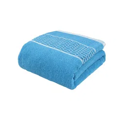 Story@home Blue & White 1 Cotton 400 GSM Bath Towel-picture-35