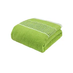 Story@home Green & White 1 Cotton 400 GSM Bath Towel-picture-22