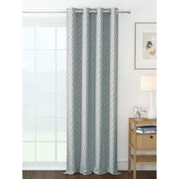 Story@home Grey Room Darkening Long Door Curtain-picture-26