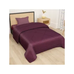 Story@Home Maroon Microfiber 180 Gsm Fusion Reversible Single Comforter-picture-23