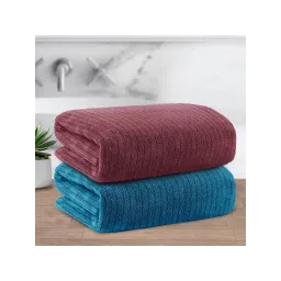 Story@Home Microfiber 400 GSM Bath Towel (Pack of 2) (XL)-picture-26