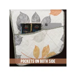 Story@Home Microfiber Solid 2 Seater Sofa Cover - White image 2