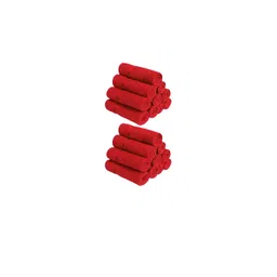 Story@home Set Of 20 Red Solid 450 GSM Pure Cotton Face Towels-picture-40