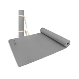 Strauss Anti Skid EVA Yoga Mat with Carry Strap 4 mm - Grey-picture-19