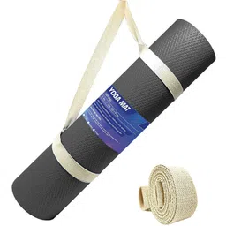 strauss Anti Skid EVA Yoga Mat with Carry Strap 4 mm Yoga Mat-picture-20