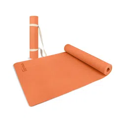Strauss Anti Skid EVA Yoga Mat with Carry Strap 6 mm - Orange-picture-22
