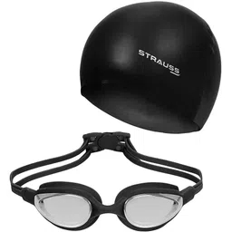 strauss UV & Anti Fog Protection Swimming Goggles& Swimming cap-picture-26