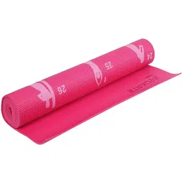 strauss Yogasana Pvc Yoga Mat With Carry Bag | Exercise Mat Pink 4 mm Yoga Mat-picture-19