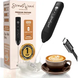 straw&weave 50 W Black Hand Blender, Electric Whisk-picture-18