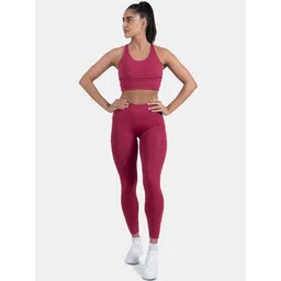 STRCH Women High Rise Ankle Length Gym Tights-picture-15
