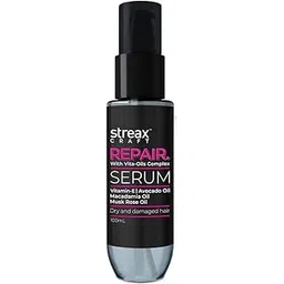 Streax Craft Repair Hair Serum, 100 ml I Hair serum for women I Hair Serum For Dry and Damaged Hair I Repair With Vita-Oils Complex I Enriched with Vitamin- E , Avocado Oil , Macadamia Oil , Musk Rose Oil-picture-28