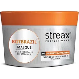 Streax Professional BotBrazil Masque,200 gms for Chemically Treated Hair with Vita Oil Repair Complex, Hydrating Hair Mask for Deep Repair & Nourishment for Keratin, Botox, Colour & Straightened Hair-picture-23