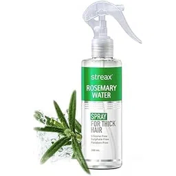 Streax Rosemary Hair Spray - 200ml , For Hair Growth , Stronger & Thicker Hair, Reduces Hair Fall , Nourishes Scalp & Stimulates Roots , Non-Sticky , Sulphate & Paraben-Free, Rosemary Water Spray for Hair Growth-picture-25