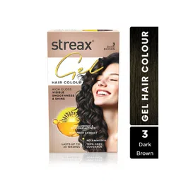 Streax 100% Grey Coverage Long Lasting Gel Hair Colour 150ml - Dark Brown 3-picture-16