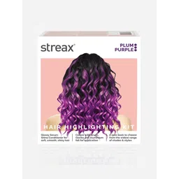 Streax Women DIY Application Hair Highlighting Kit - Plum Purple-picture-42